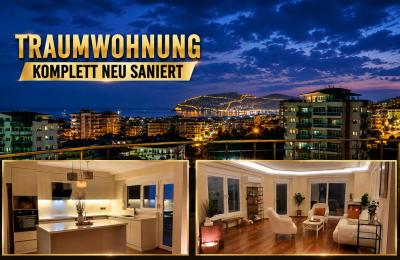 🏡 Alanya / Cikcilli – Komplett kernsanierte Wohnung
